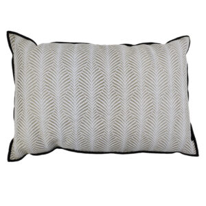 Casamance, Caori is a neutral patterned cushion
