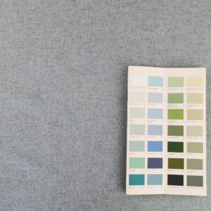 Kirkby Design, Leaf Smoke Blue Fabric