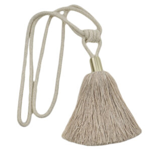 Tassel Tie Back, Taupe