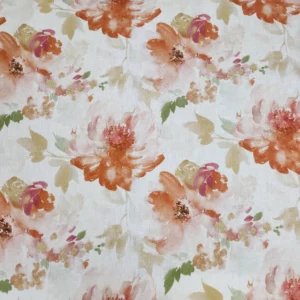 Etamine, Rose Pivoine Fabric
